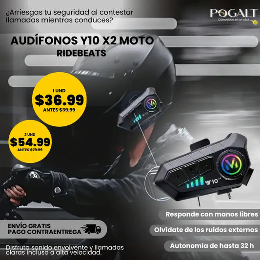 RideBeats | Audífonos casco moto